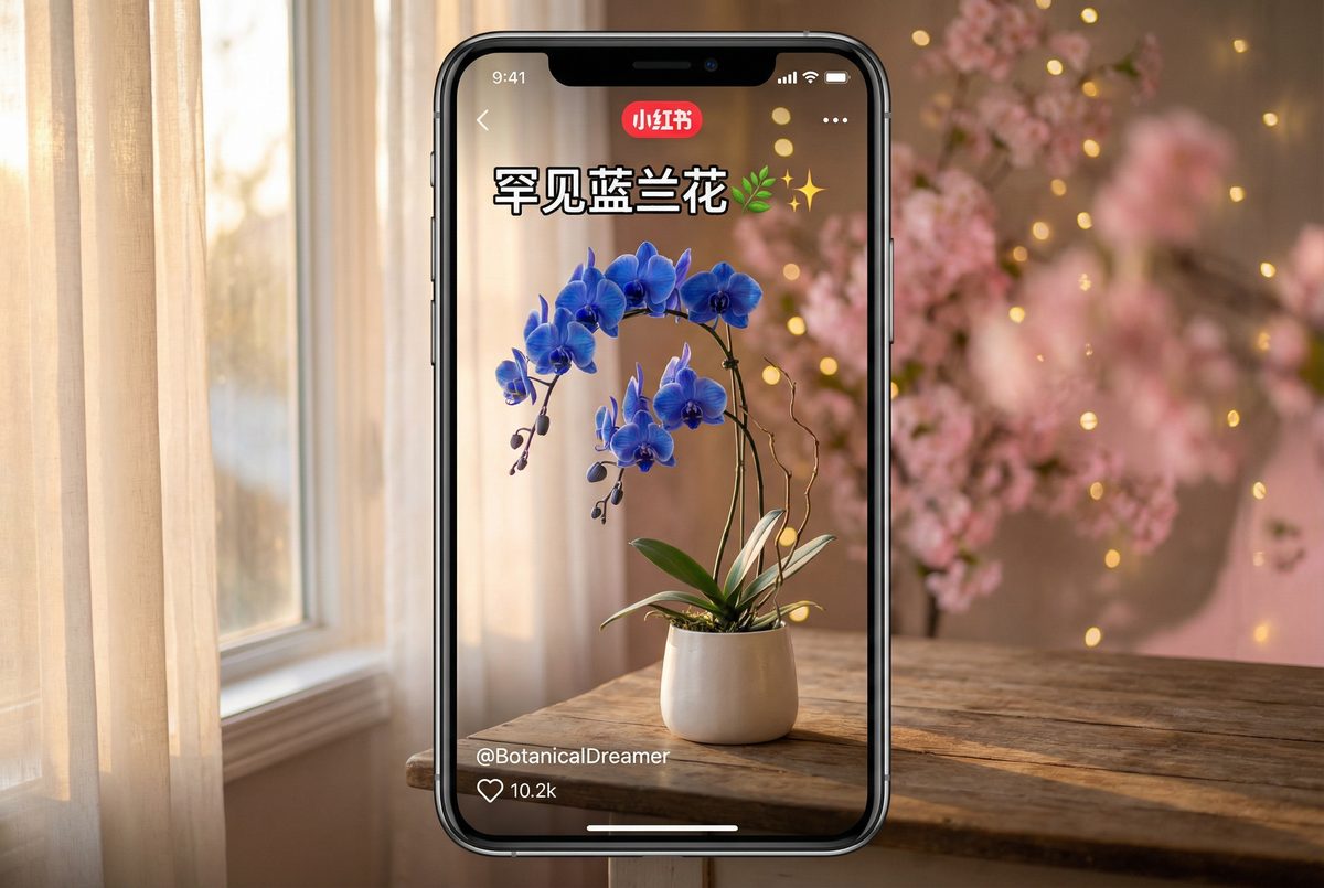 捷克街头TikTok风格植物短视频